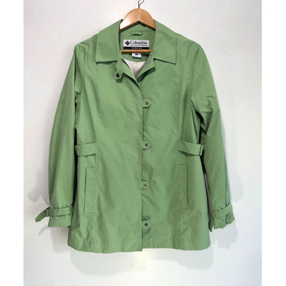 Columbia sport comp jacket outdoor casual light snow winter sage green women L